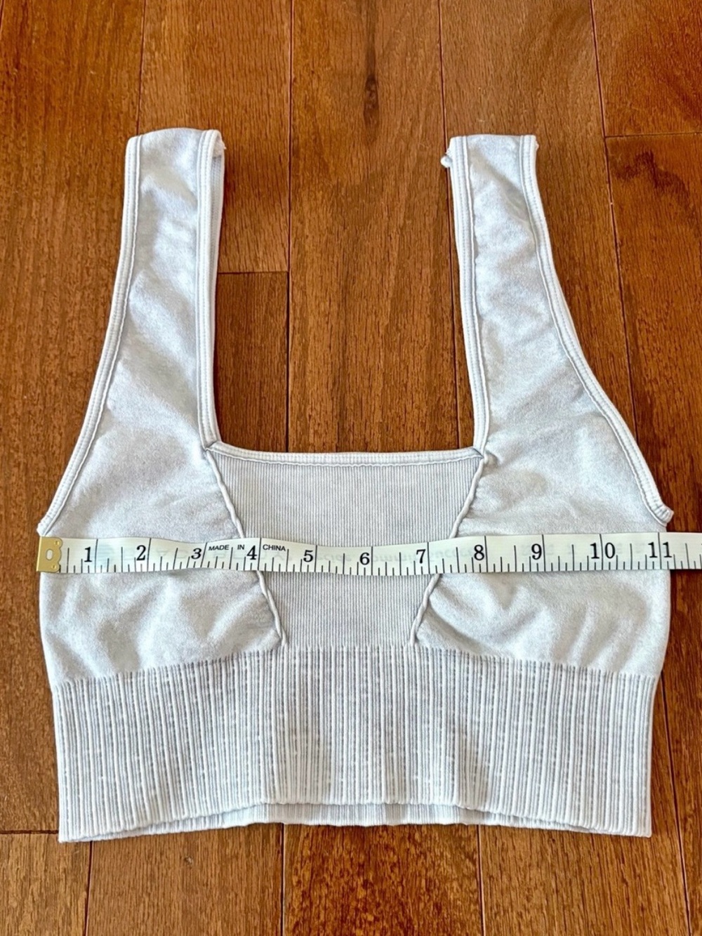 FREE PEOPLE Good Karma Crop Top Square Neck XS/S - Picture 7 of 12